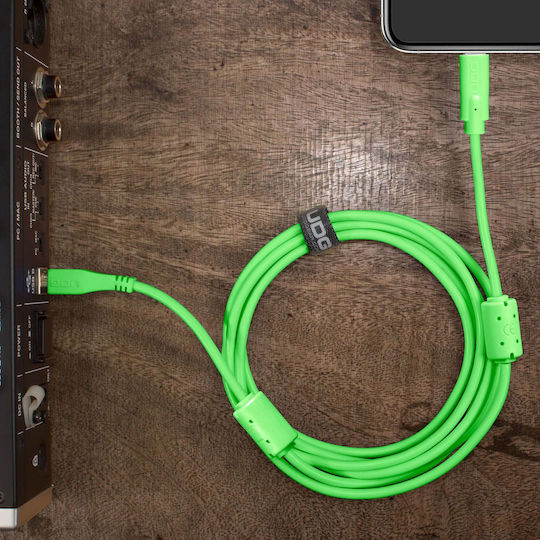 UDG Ultimate USB 2.0 Cable USB-C male - USB-B male Green 1.5m (U96001GR)