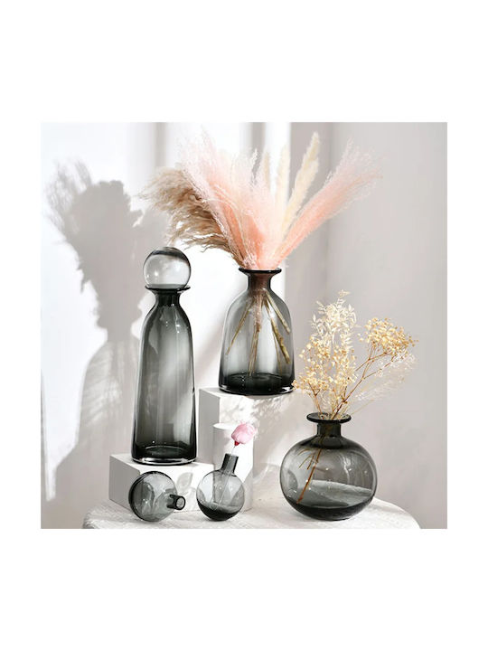 Keskor Decorative Vase Black 18x18x26cm