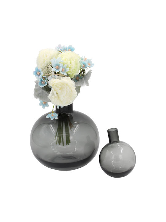 Keskor Decorative Vase Black 18x18x26cm