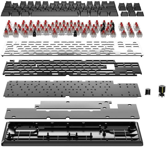 Corsair K70 Core TKL Gaming Mechanical Keyboard Tenkeyless with Corsair MLX Red switches and RGB lighting (English US)