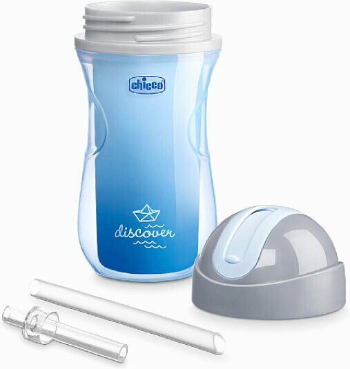 Chicco Παιδικό Ποτηράκι Sport από Πλαστικό Μπλε Blue Camo 266ml για 14m+