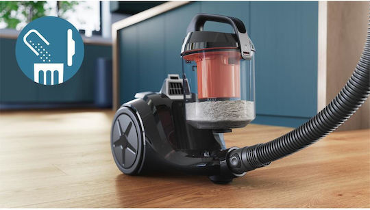 Philips 1000 Series Staubsauger 800W Beutellos 1.3Es Schwarz