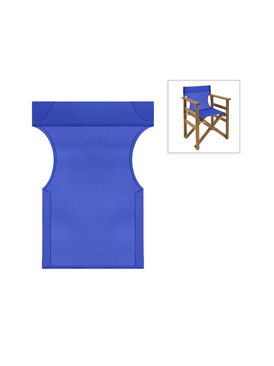 Megapap Waterproof Director Chair Cover Blue 46x80cm