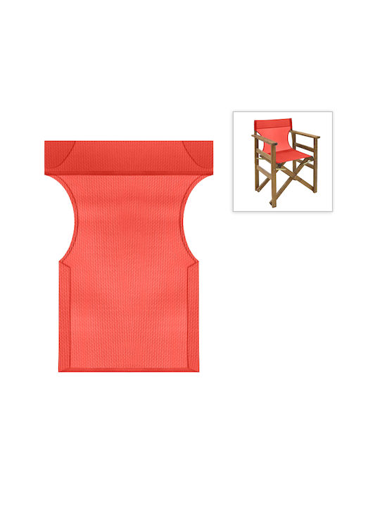 Megapap Waterproof Director Chair Cover Red 46x80cm