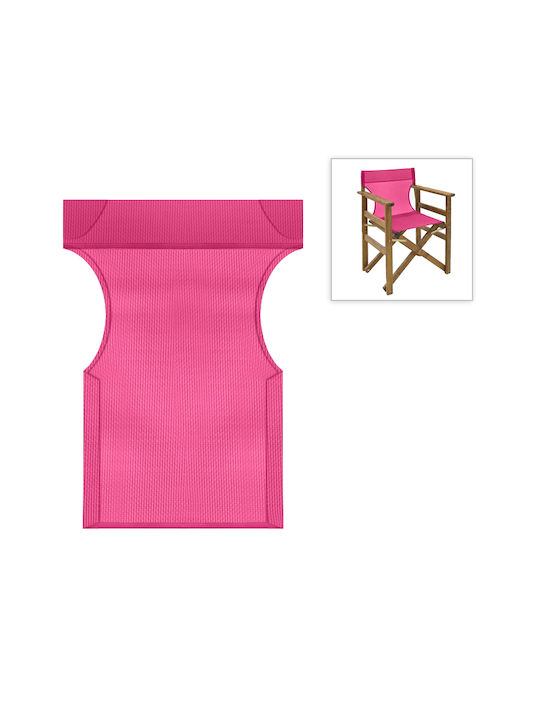 Megapap Waterproof Director Chair Fabric Fuchsia 46x80cm