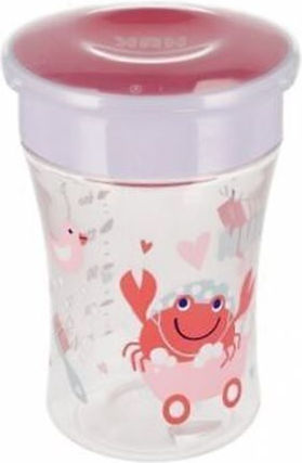 Nuk Baby Cup Evolution Magic Cup made of Plastic Red Crab 230ml for 8m+m+