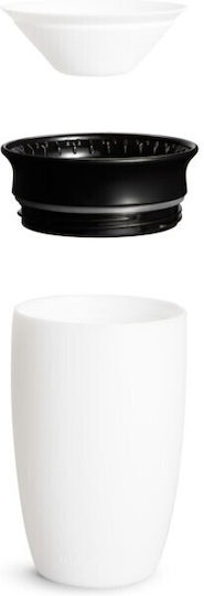 Munchkin Παιδικό Ποτηράκι Miracle 360 Sippy Cup από Πλαστικό Μαύρο 296ml για 12m+