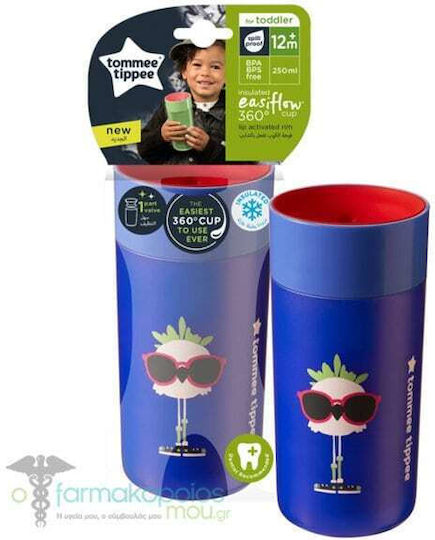 Tommee Tippee Παιδικό Ποτηράκι 360° από Πλαστικό Πράσινο 300ml για 12m+