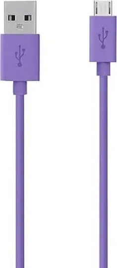 Belkin 2m Regular USB 2.0 to micro USB Cable Purple (F2CU012bt2M-PUR)