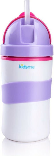 Kidsme Παιδικό Ποτηράκι από Πλαστικό Μωβ 300ml για 9m+