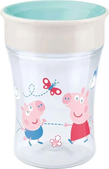 Nuk Бебешка чаша Magic Cup от пластмаса Тюркоазен 230мл за 8m+m+