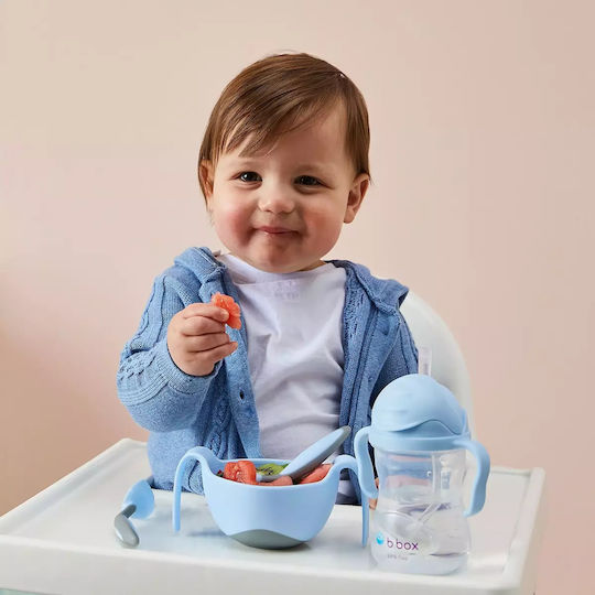 B.Box Kleinkinderbecher aus Plastik Blau 240ml für 6m+m+