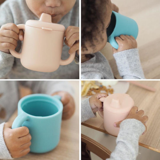 Beaba Παιδικό Ποτηράκι από Σιλικόνη Ροζ 170ml για 8m+