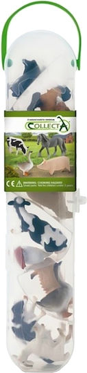 Collecta Case with Mini Farm Animals for Ages 3+ (Miscellaneous Designs)