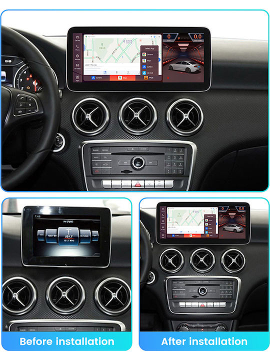 Carmedia Car Audio System for Mercedes-Benz CLA Class / GLA 2015 (Bluetooth/USB/WiFi/GPS/Apple-Carplay/Android-Auto) with Touch Screen 12.5"