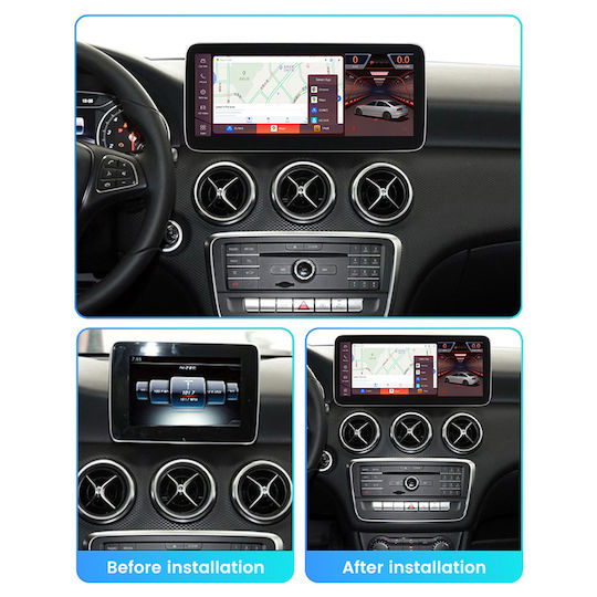 Carmedia Ηχοσύστημα Αυτοκινήτου για Mercedes-Benz CLA Class / GLA 2015 (Bluetooth/USB/WiFi/GPS/Apple-Carplay/Android-Auto) με Οθόνη Αφής 12.5"