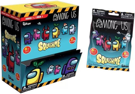 Jazwares Saculet Surpriză Cu SquishMe Among Us Pentru 3+ Ani 6 Cm