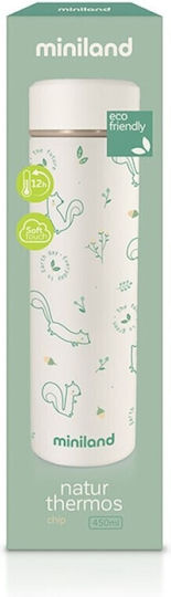Miniland Nature Chip Baby Thermos for Liquids Stainless Steel 450ml
