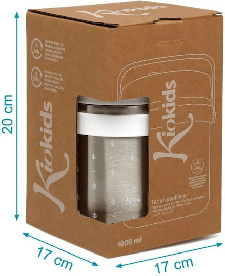 Kiokids Baby Food Thermos Stainless Steel 1000ml