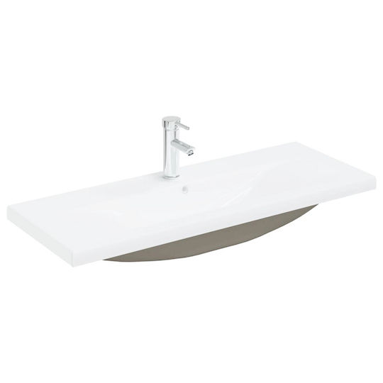 vidaXL Blat cu Lavoar Black Oak