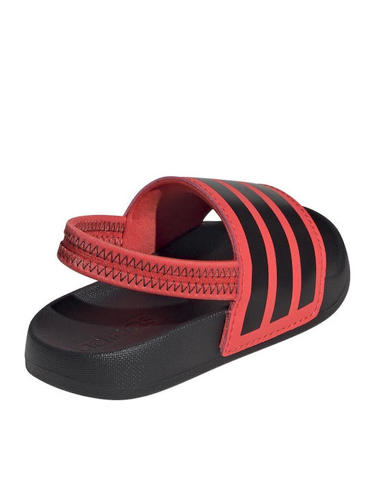 Детски джапанки тип слайдове Червен Adilette Estrap