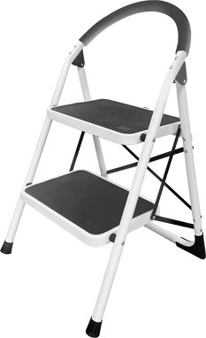 General Trade Eisen Stehleitern mit 1 Stufe 49cm
