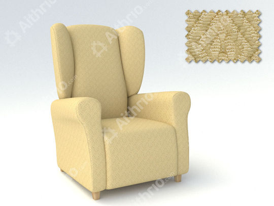Elastische Abdeckungen Für Bergère Miro-Beige