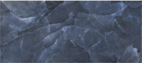 Плочка Onyx Синя Гланцирано Покритие 60x120 См