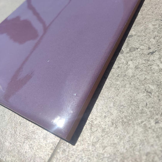 Tile Groove Purple 20x40 Cm