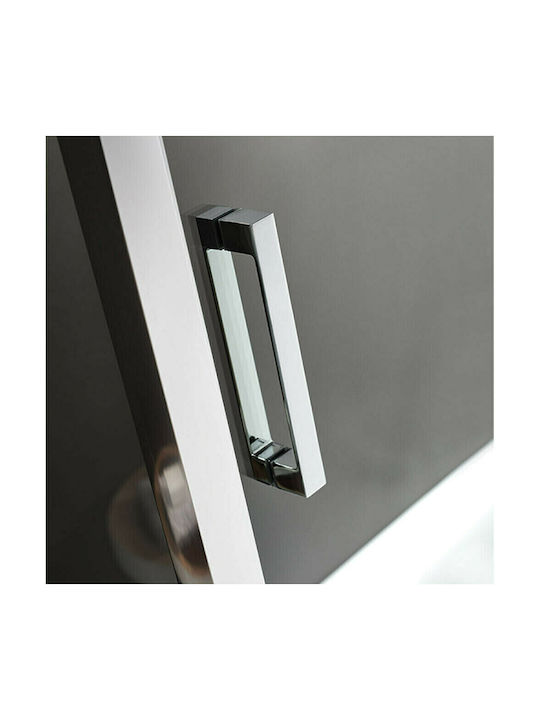 Καμπίνα Ντουζιέρας Συρόμενη Πόρτα Axis Slider 174-177x185cm Clean Glass Chrome