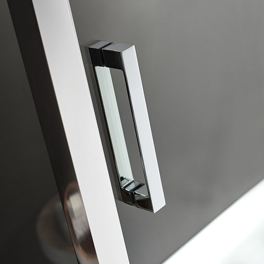 Duschabtrennung Wand Wand Axis Slider 1+1 Slx160c-100+x3/185-100 164x185H Klarglas