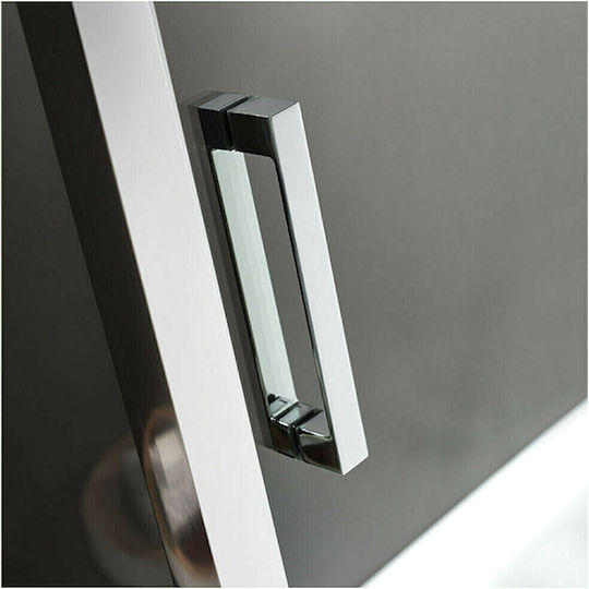 Shower Stall Sliding Door Axis Slider 171-174x185cm Clean Glass Chrome
