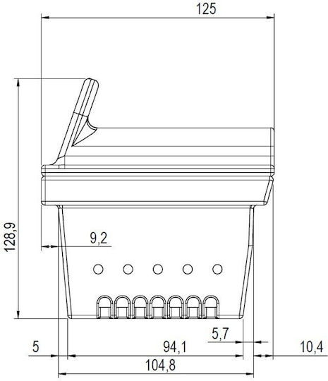 Чугунена Камера на Горелката за Пелети Eco Spar Orion 151x125mm