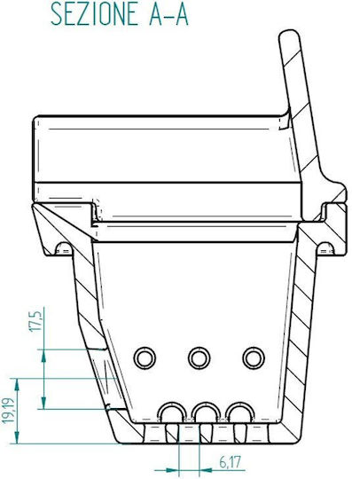 Δοχείο Καύσης Pellet Kalon 136x92mm