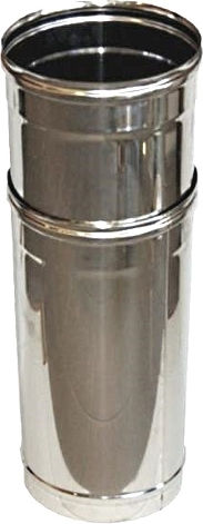 Teleskopischer Einwandiger Kaminrohr Ausziehbar 0.5m Durchmesser 300mm Airduct