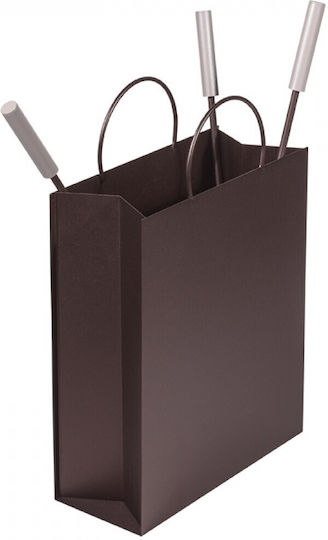 Seturi De Unelte Și Accesorii Pentru Șeminee Găleată 560 Montana Metalică Ruginie 30x12,5x44cm Viometal