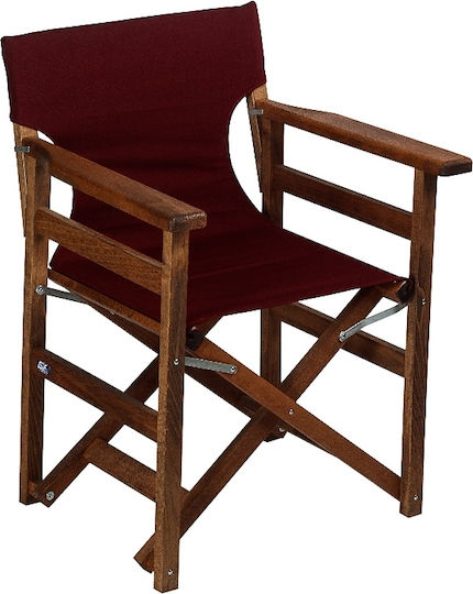 Gartenstühle Regisseur Klassisch Eiche Karamell PVC Burgundisch 61x54x80 cm