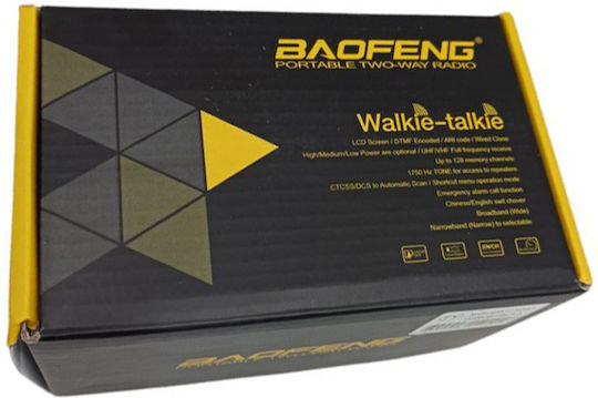 Baofeng UV-10R Wireless Transceiver UHF/VHF 10W with Monochrome Screen
