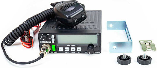 President Barry Ii Asc Vox 12/24v Car CB with Color Screen