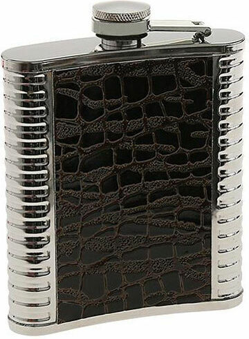 Hip Flask Фласк Питиета Reptile Хром F007 210 мл