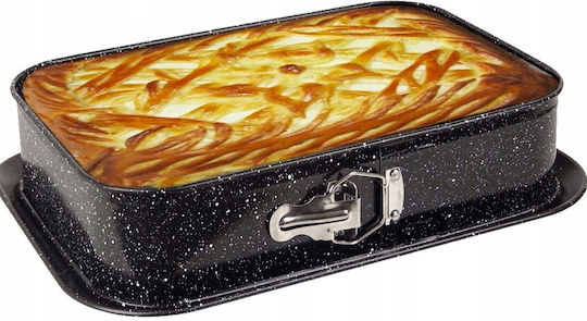 Brunbeste Marble Cake Baking Pan with Removable Bottom 35x24x7.5cm