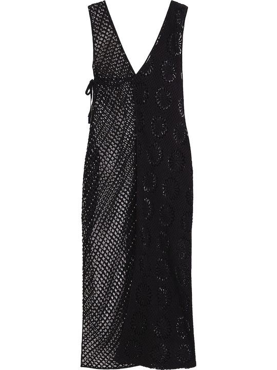 Desigual Women's Maxi Dress Beachwear Black