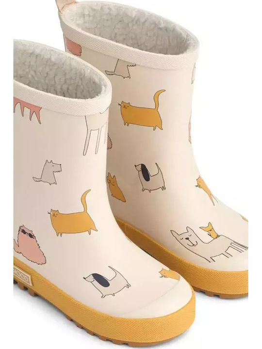 Παιδικές Γαλότσες Mason Cats Dogs Sandy Μπεζ