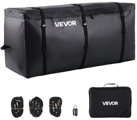 Αδιάβροχη Τσάντα Μεταφοράς Φορτίου Vevor Hitch 59,84 X 24,02 X 30,63 Ίντσες 25 Κυβικά Πόδια