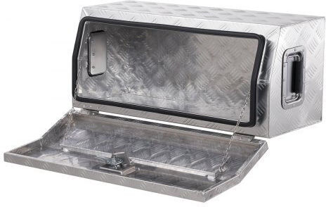 Vevor 30"x13"x13" Heavy Duty Aluminum Truck Bed Tool Box Pickup Rv Silver