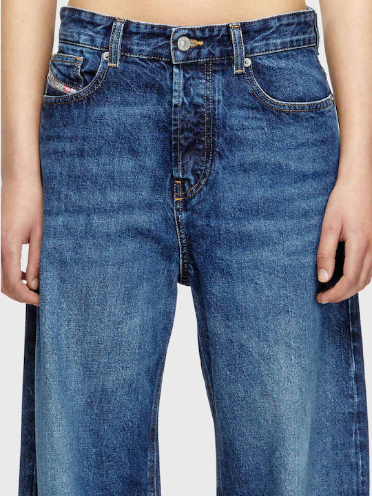 Women's Jean Trousers in Relaxed Fit Dark Aged Denim