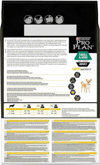 Pro Plan OptiWeight 3kg Dry Food Diet for Adult Neutered Dogs with Chicken