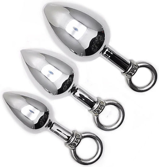 Kinksters Large Silver Anal Plug
