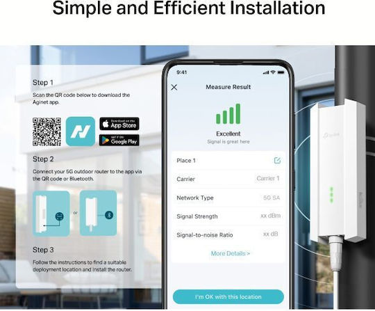 TP-LINK Gateway 1τμχ (NE211-Outdoor 5G)