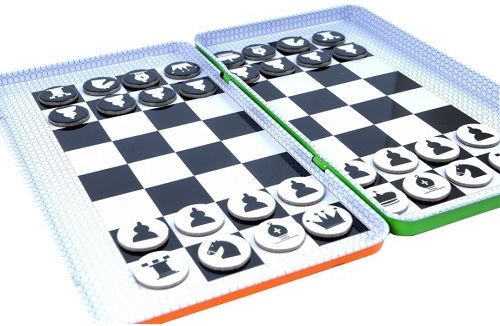 Purple Cow Magnetisch Schach aus Holz